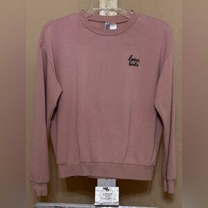 Divided Pink Crewneck Sweatshirt Classic DesignSz Xs